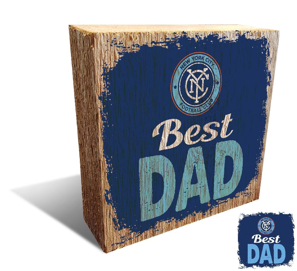 fan creations New York City FC Best Dad Block