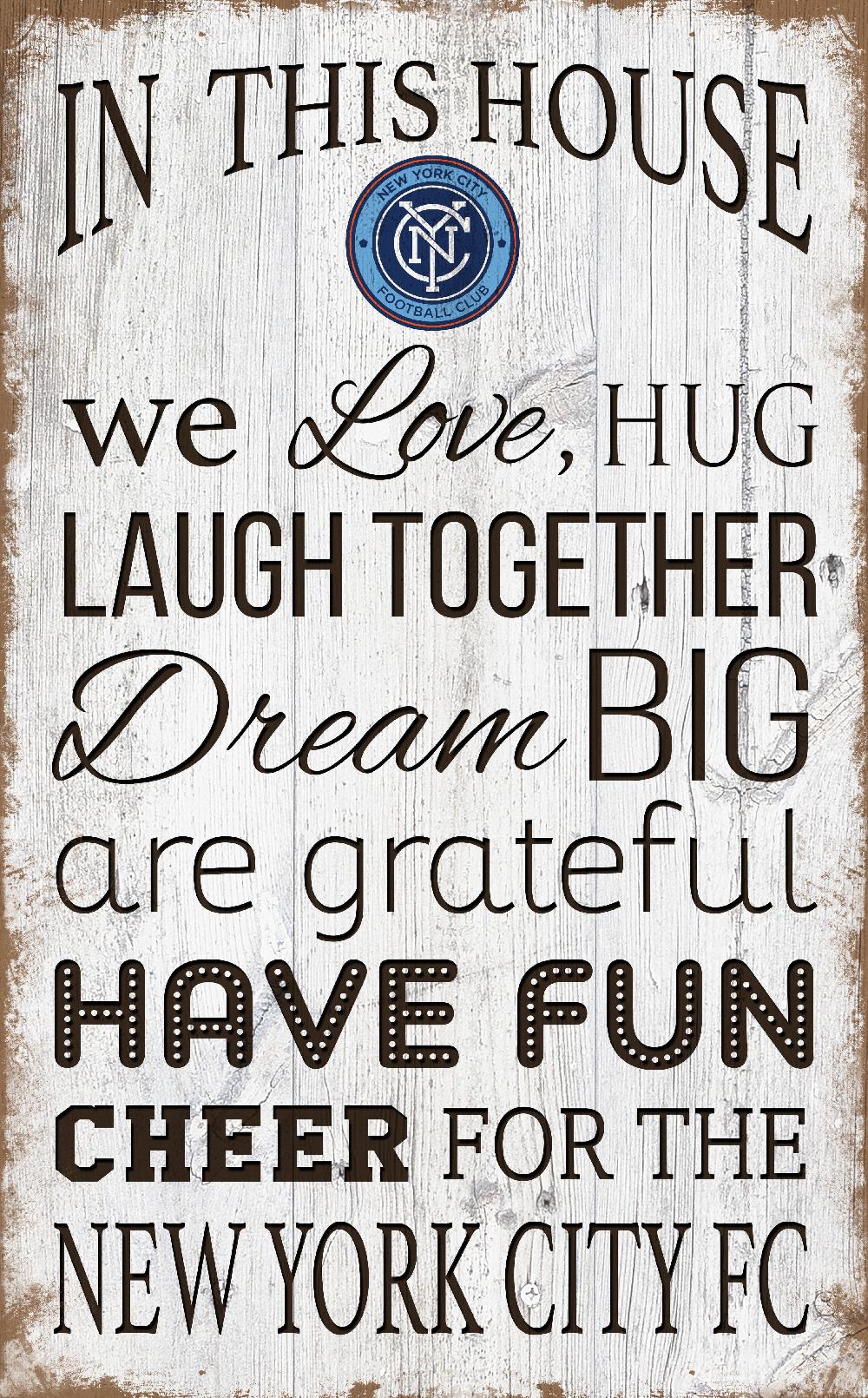 fan creations New York City FC In This House 11x19