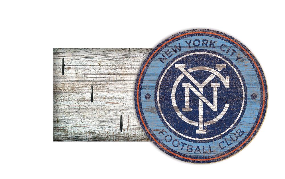 fan creations New York City FC Key Holder 6x12