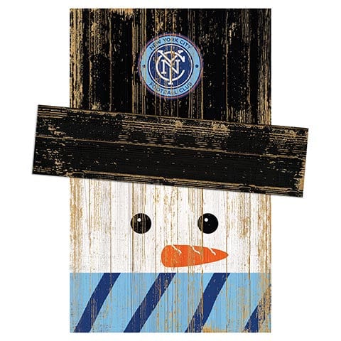 fan creations New York City FC Snowman Head