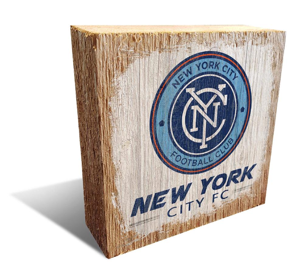 fan creations New York City FC Team Logo Block