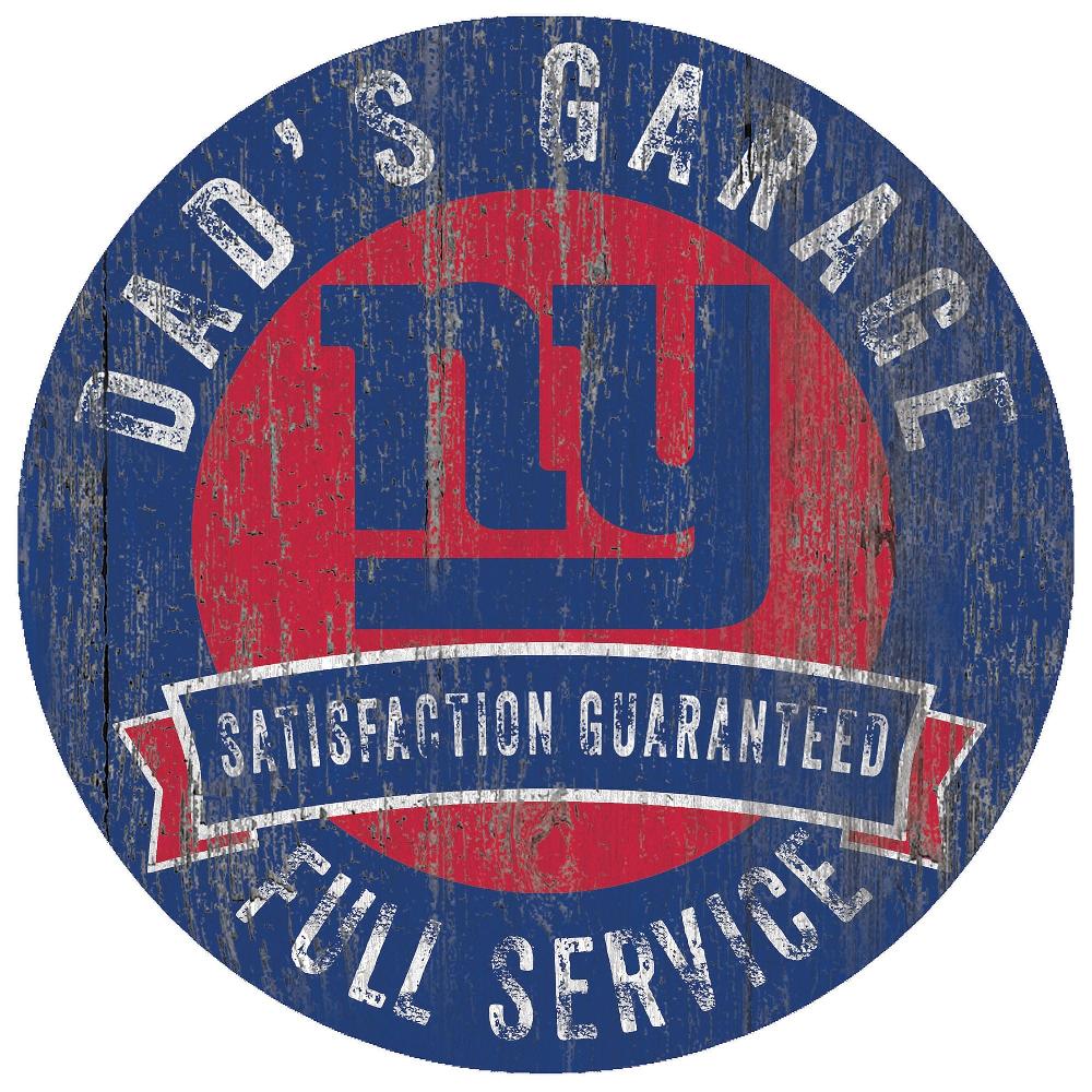 fan creations New York Giants Dad's Garage Sign