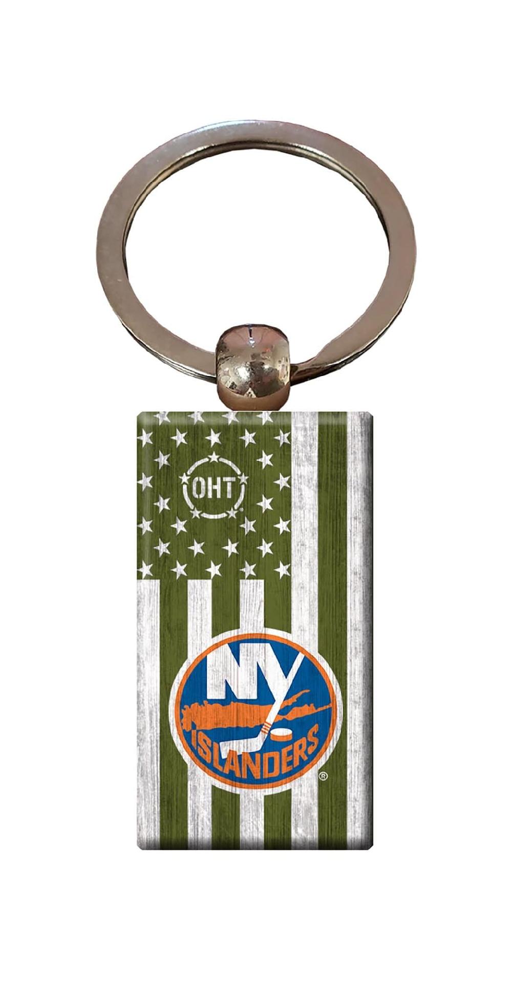fan creations New York Islanders OHT Flag Keychain