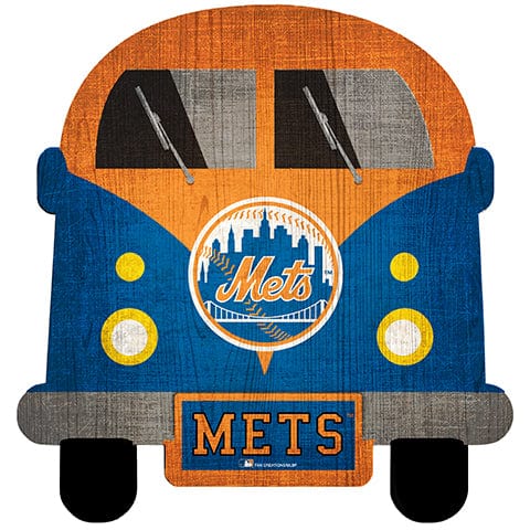 fan creations New York Mets 12" Team Bus Sign
