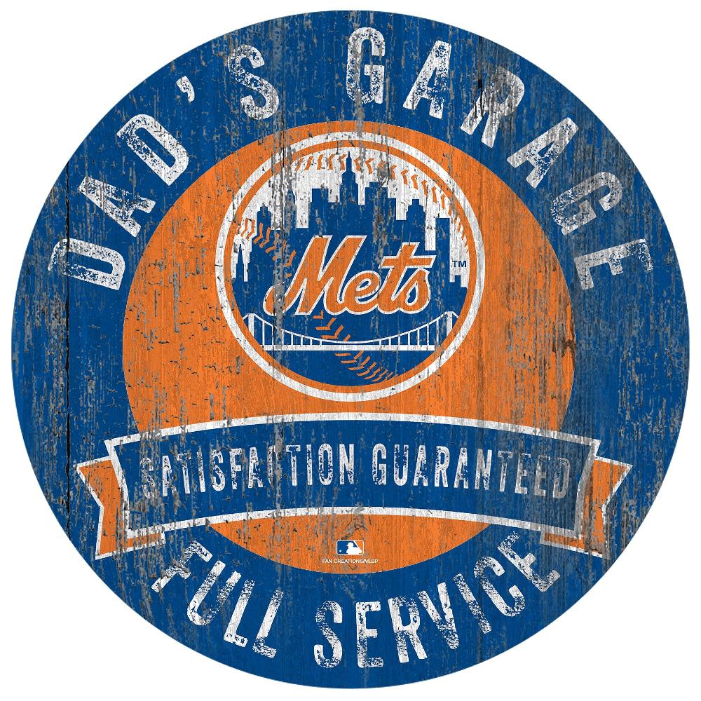 fan creations New York Mets Dad's Garage Sign