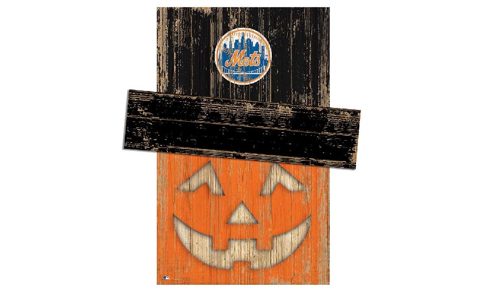 fan creations New York Mets Pumpkin Head With Hat