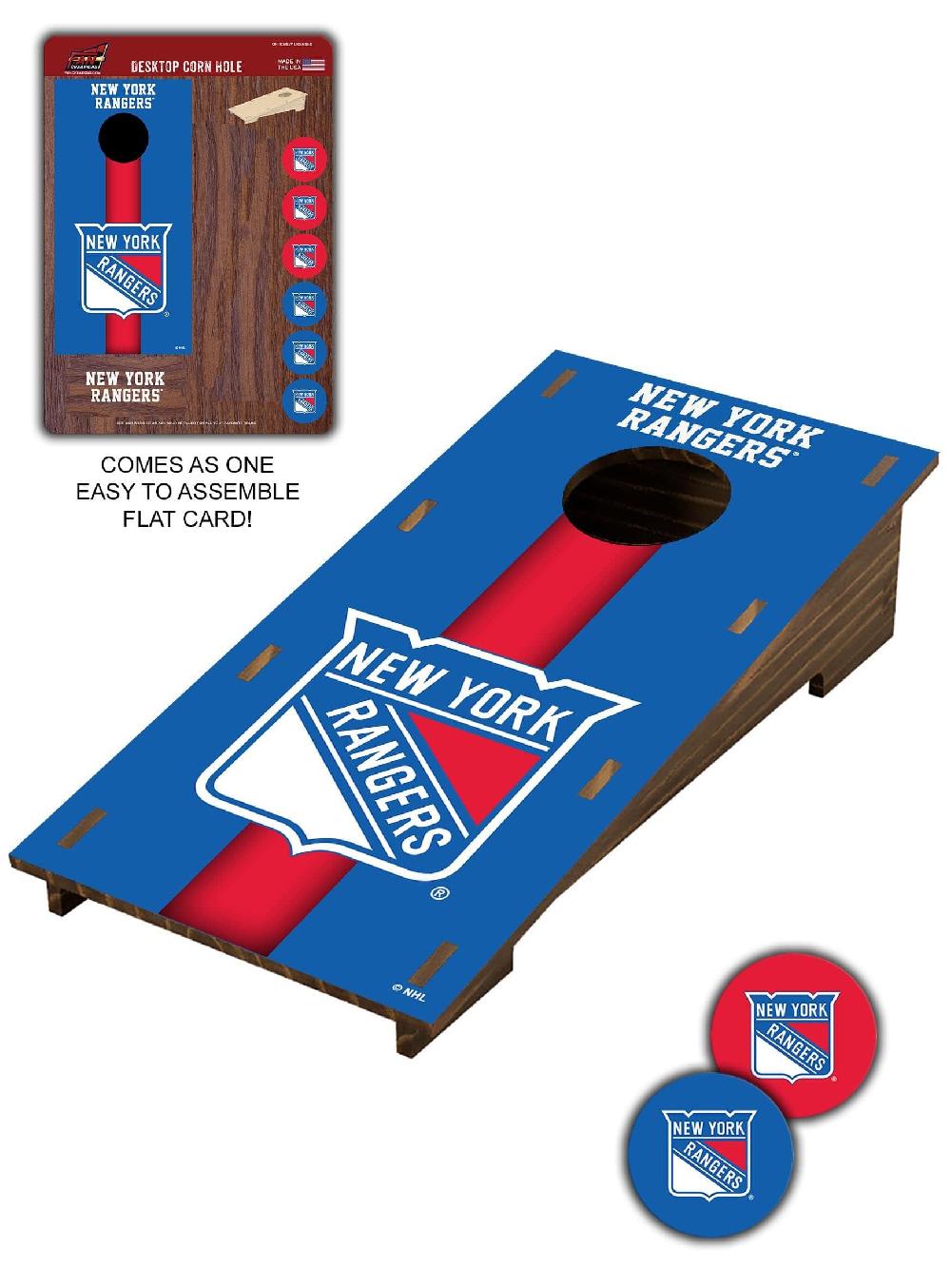 fan creations New York Rangers Desktop Cornhole
