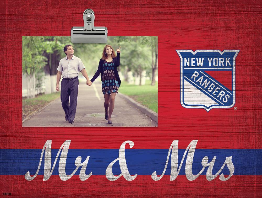 fan creations New York Rangers Mr & Mrs Clip Frame