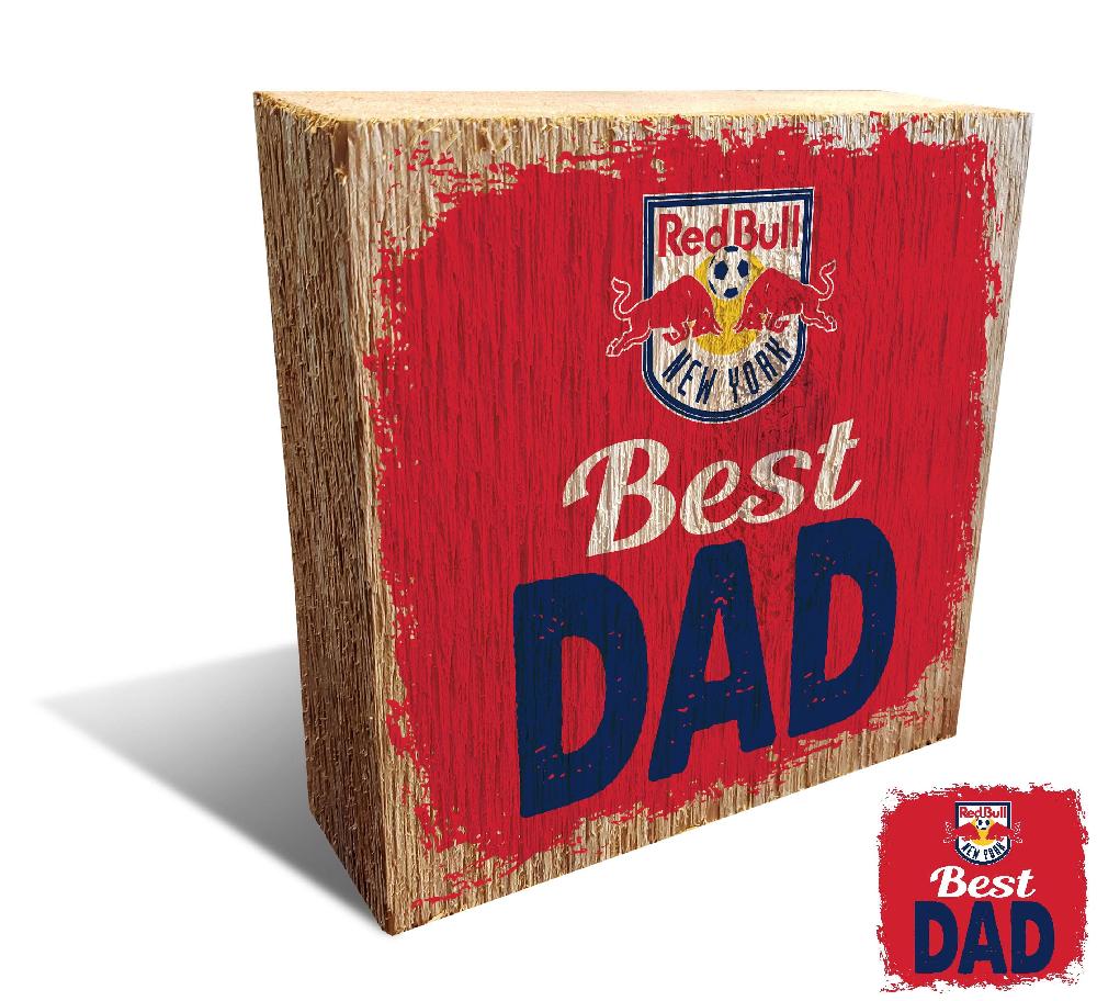 fan creations New York Red Bulls Best Dad Block
