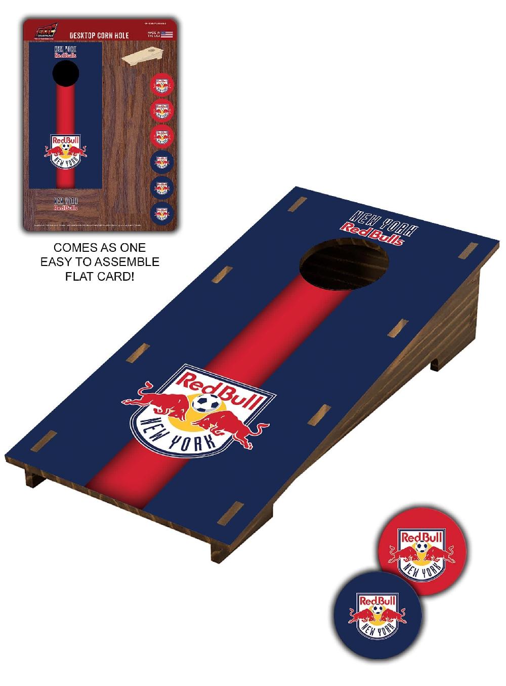 fan creations New York Red Bulls Desktop Cornhole