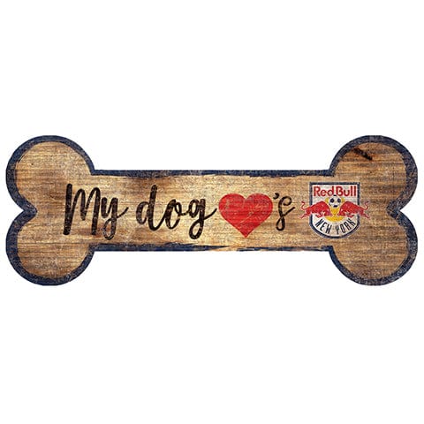 fan creations New York Red Bulls Dog Bone Sign