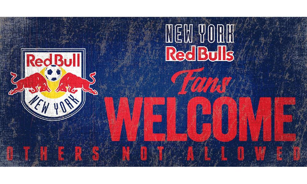 fan creations New York Red Bulls Fans Welcome Sign
