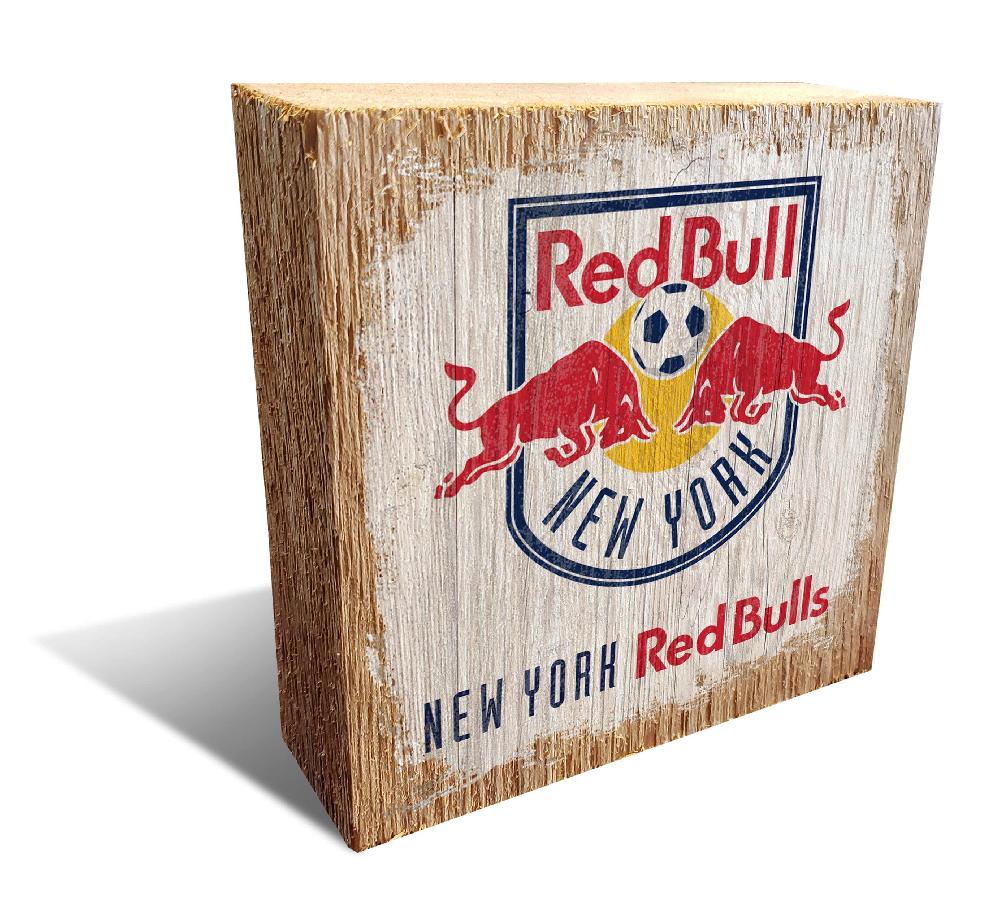 fan creations New York Red Bulls Team Logo Block