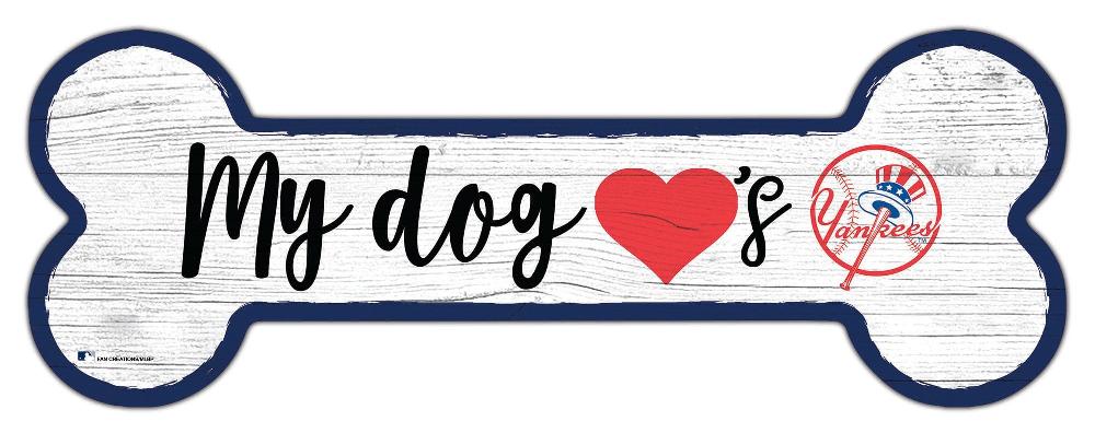 fan creations New York Yankees Dog Bone Sign