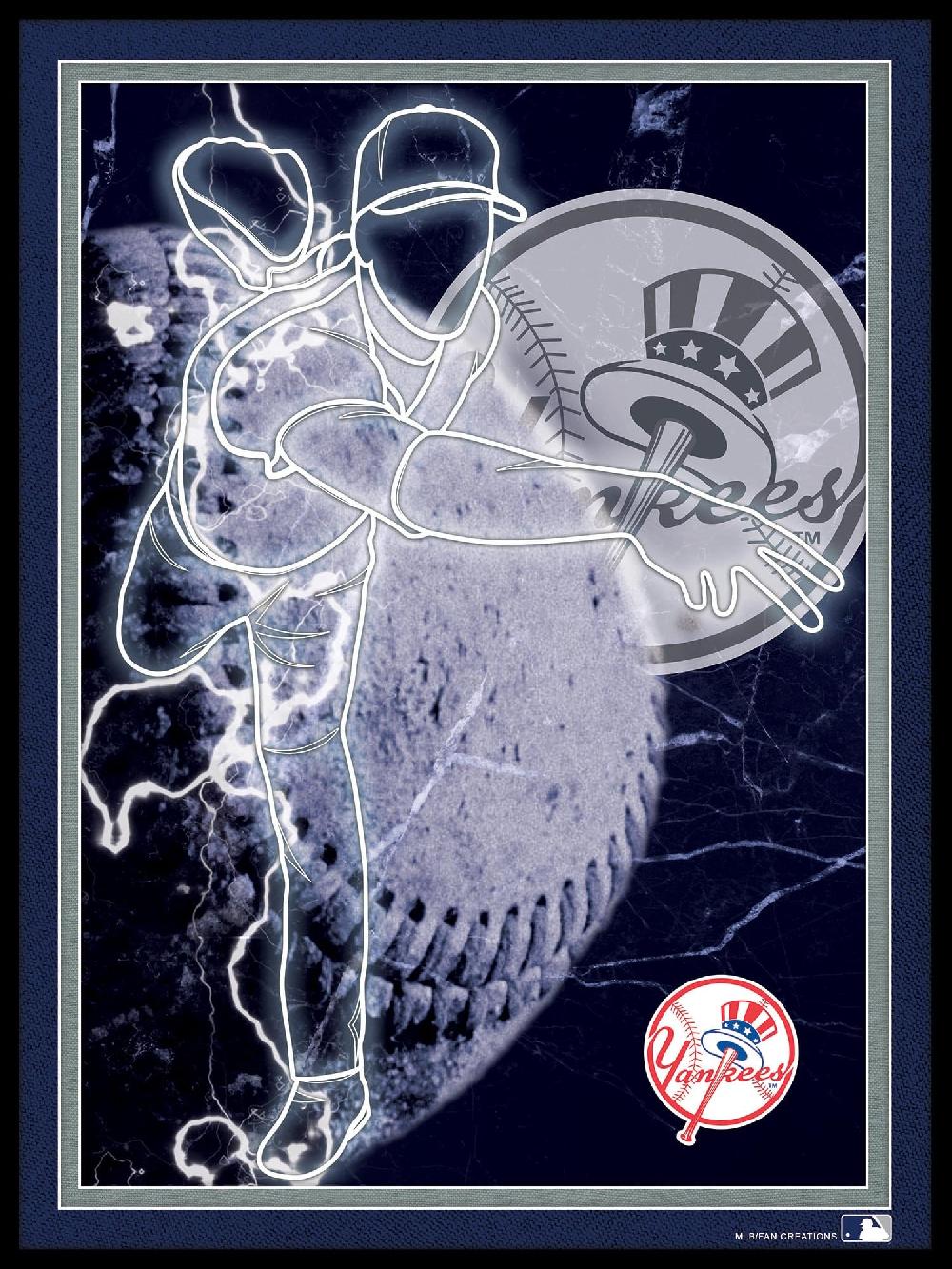 fan creations New York Yankees Neon Player 12x16