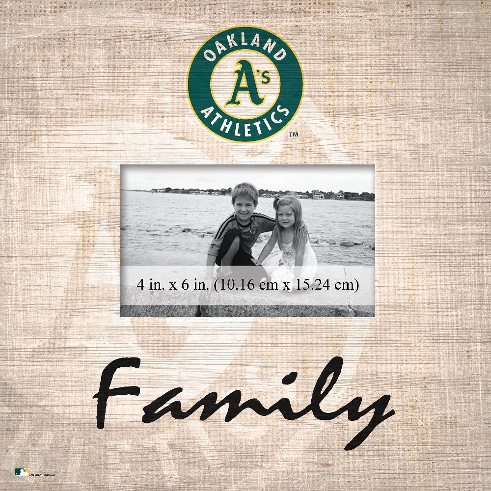 fan creations Oakland Athletics Family Frame