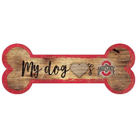 fan creations Ohio State University Dog Bone Sign