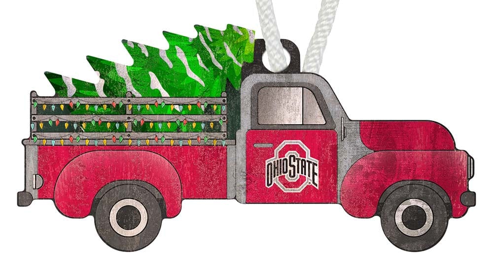 fan creations Ohio State University Truck Ornament