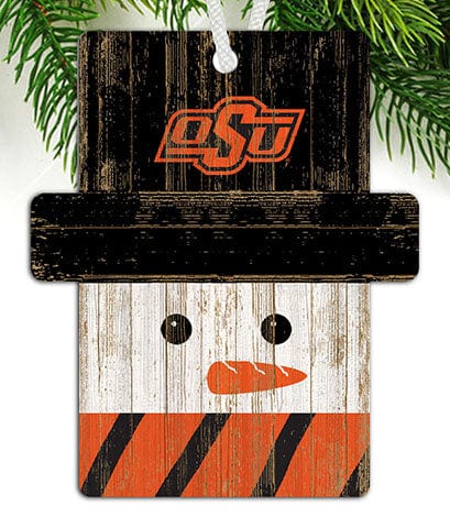fan creations OK State Snowman Ornament