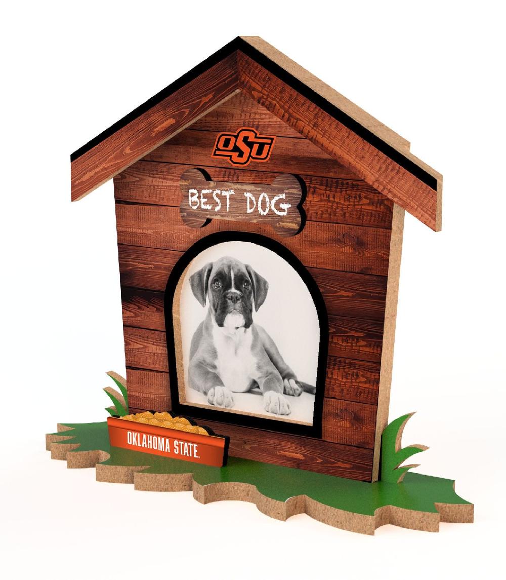 fan creations Oklahoma State Dog House Frame