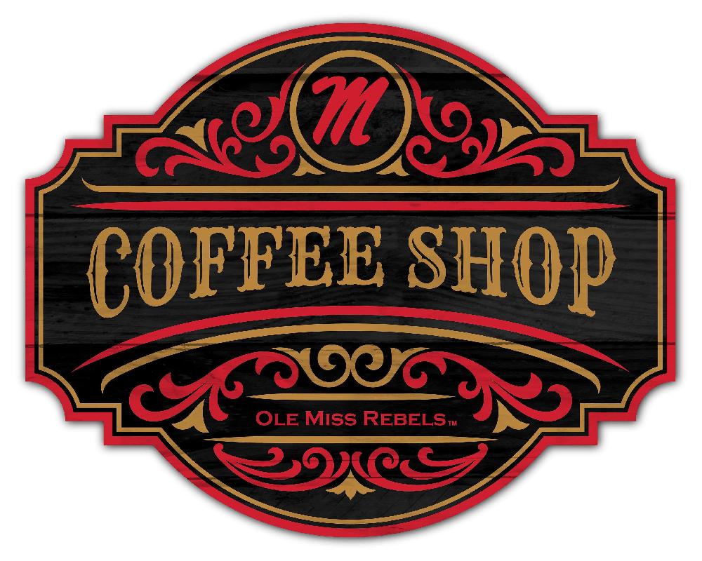 fan creations Ole Miss Coffee Tavern Sign 24in