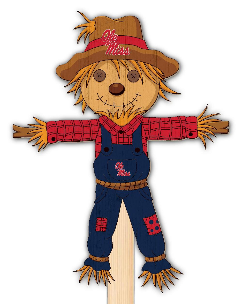 fan creations Ole Miss Scarecrow Yard Stake