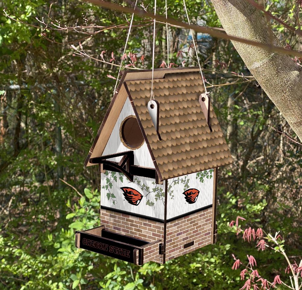 fan creations Oregon State Bird House Unassembled