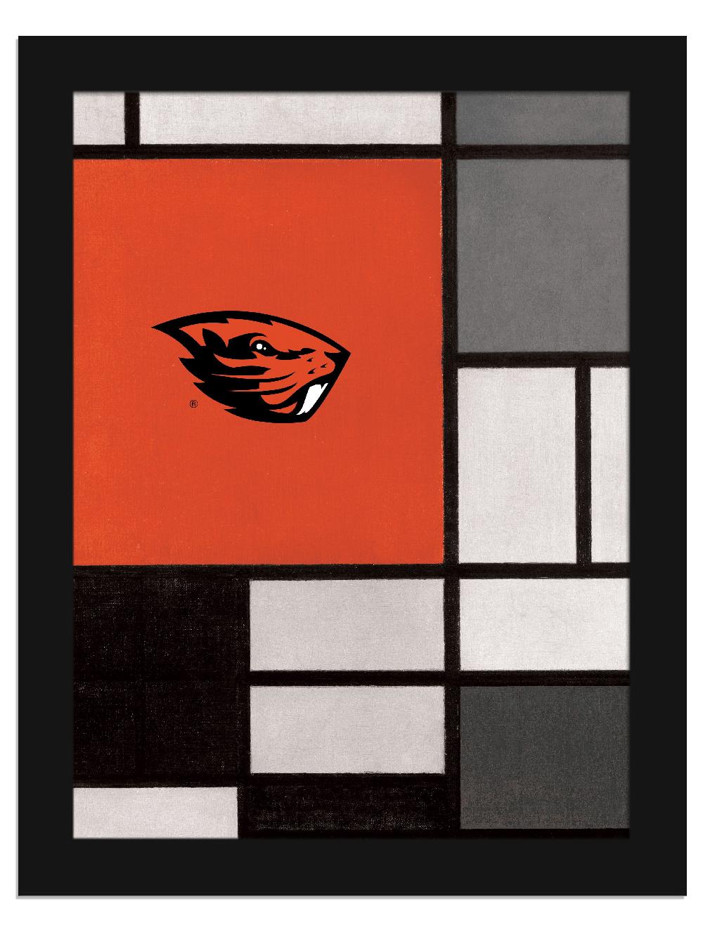 fan creations Oregon State Team Composition 12x16
