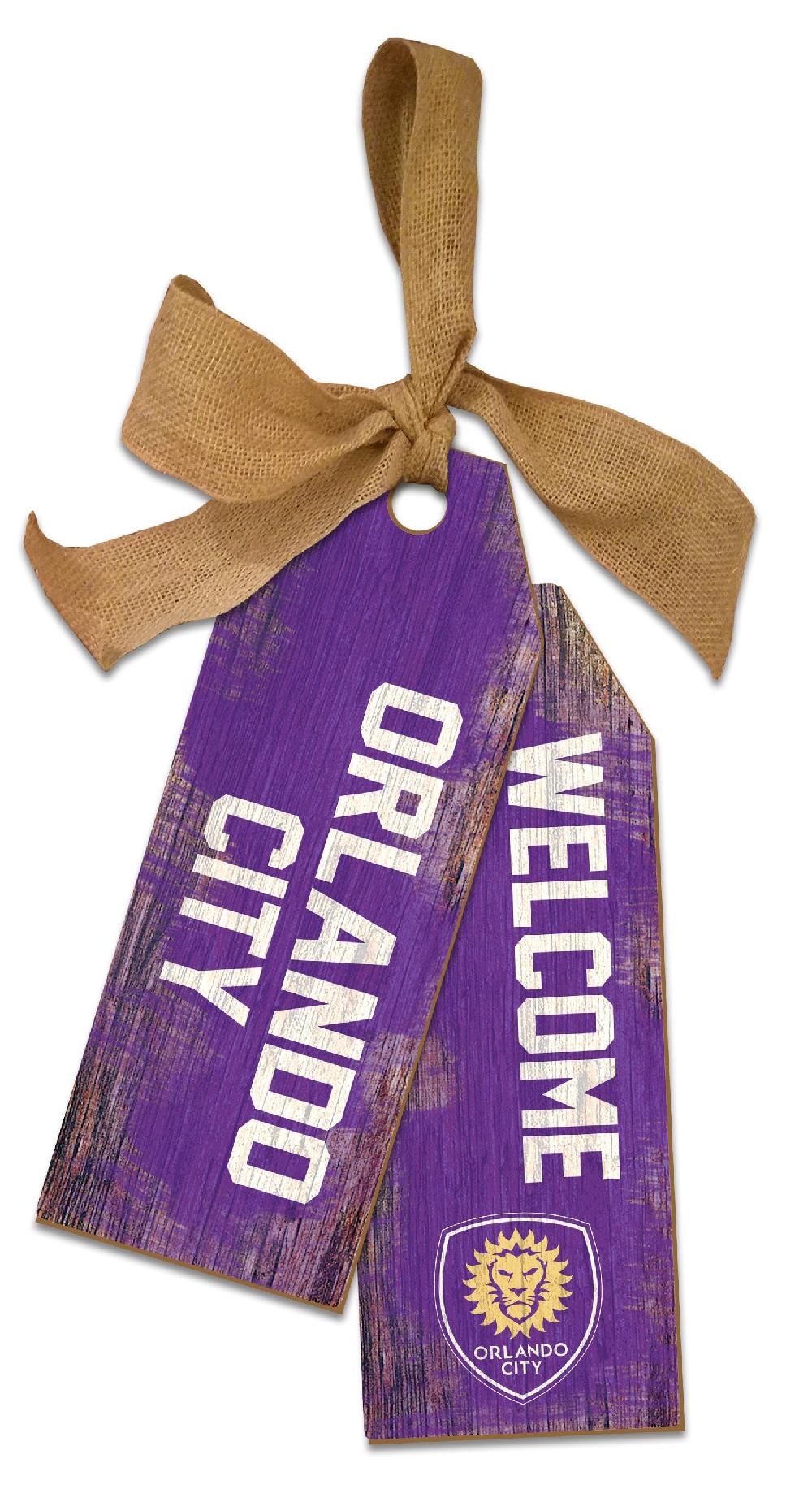 fan creations Orlando City 12" Team Tags