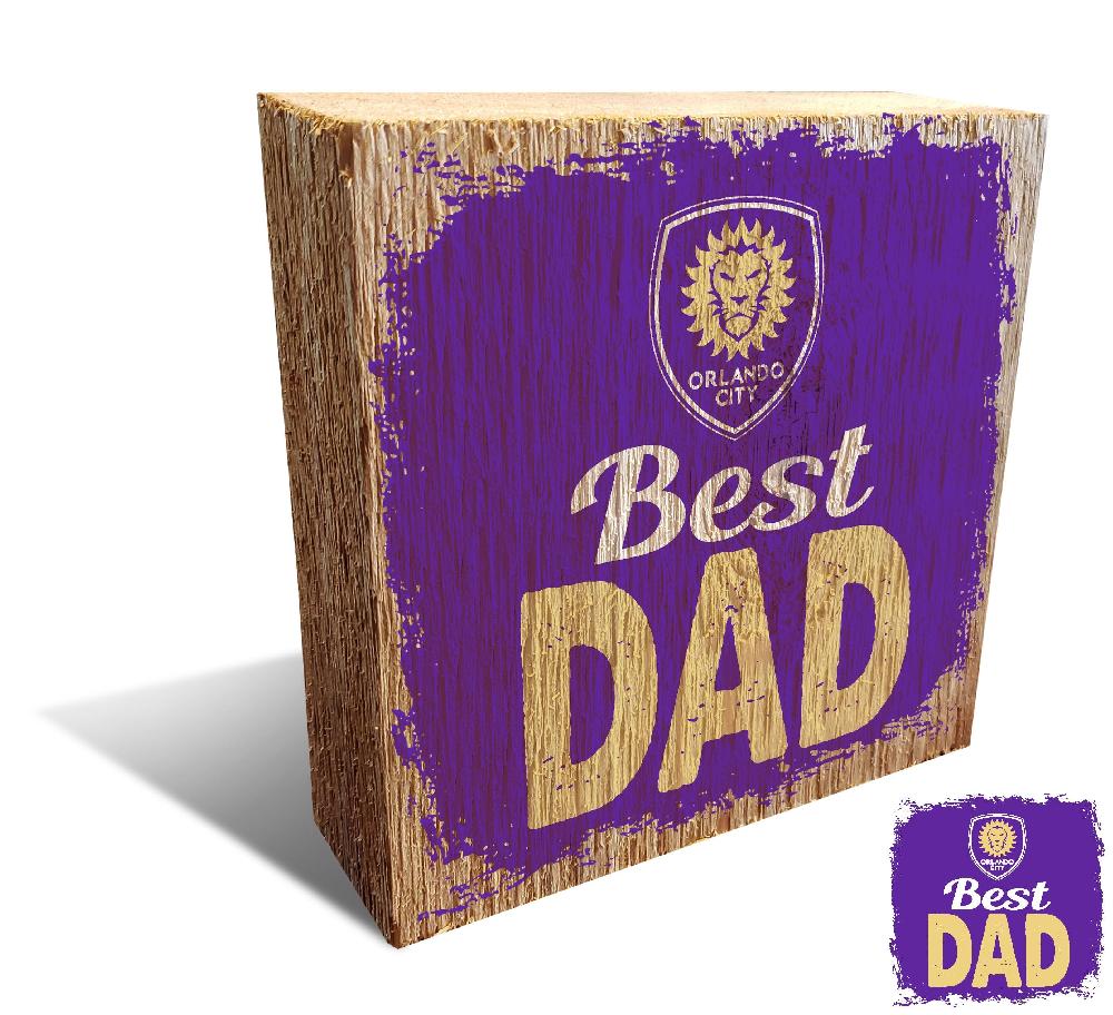fan creations Orlando City Best Dad Block