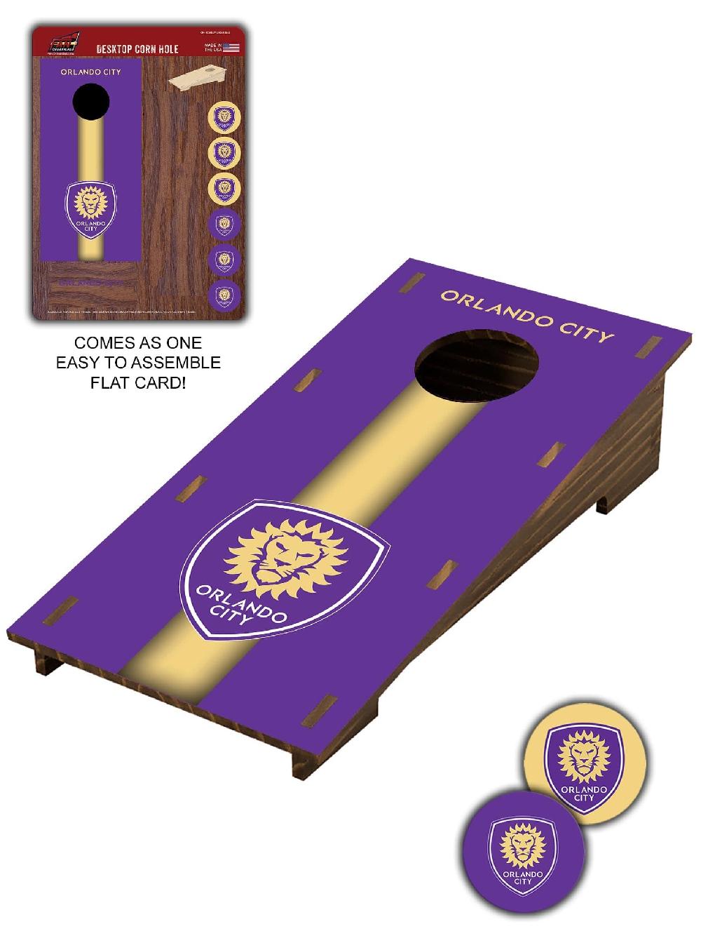 fan creations Orlando City Desktop Cornhole