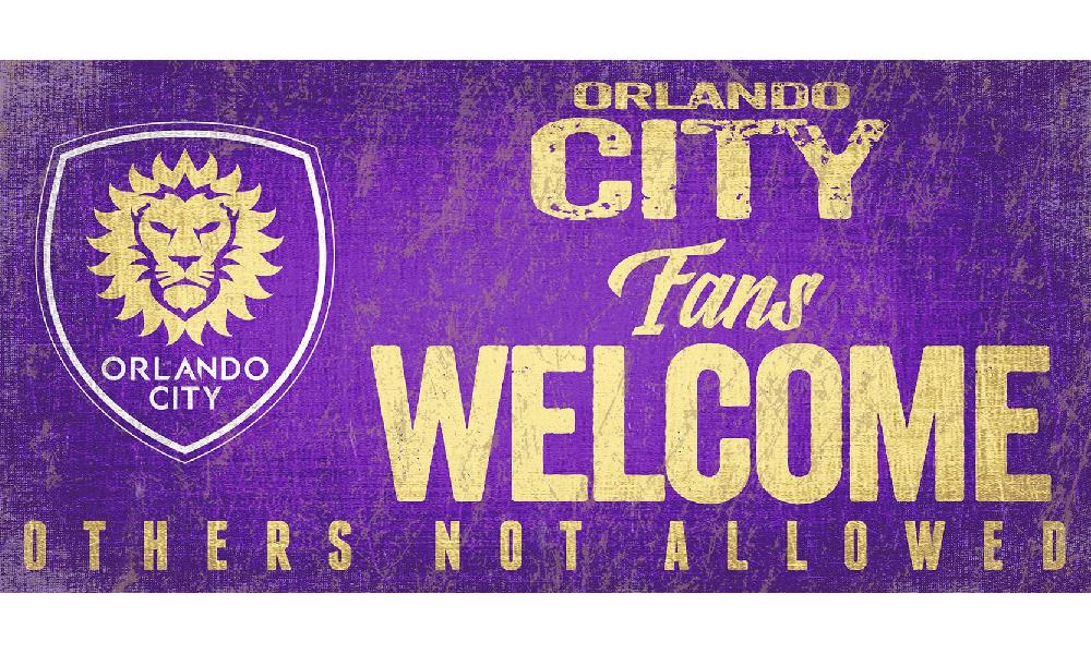 fan creations Orlando City Fans Welcome Sign
