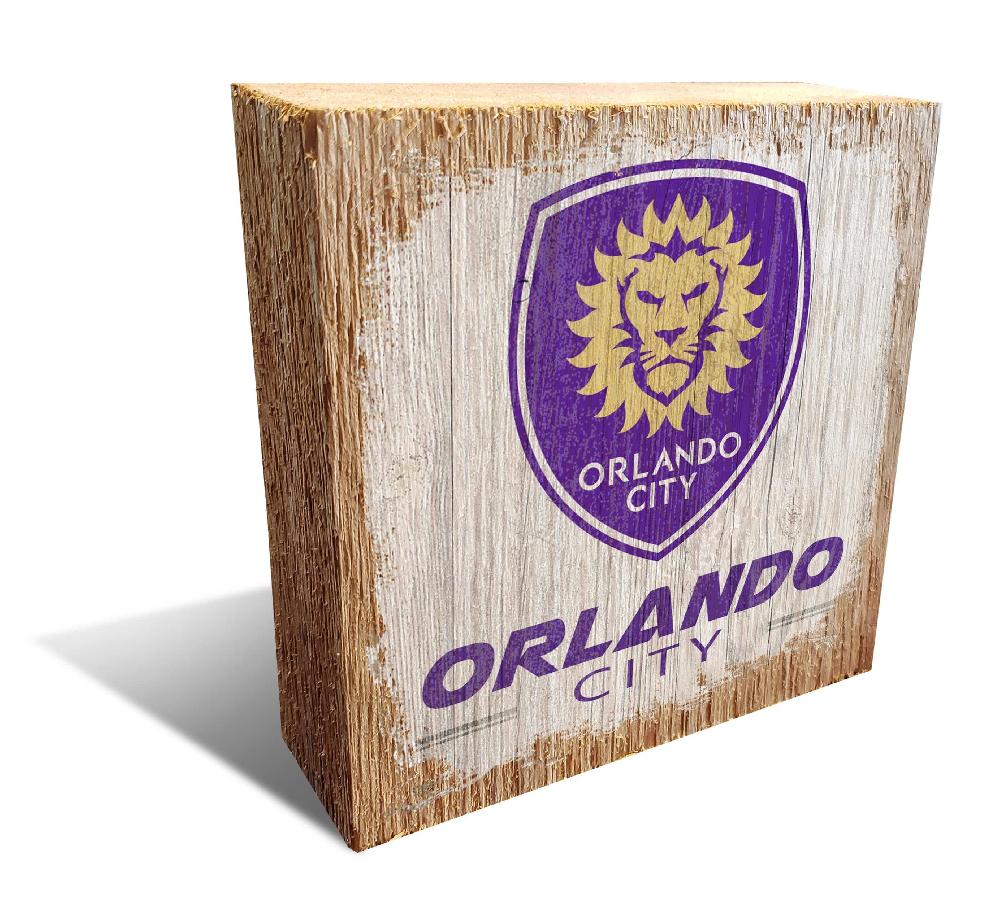 fan creations Orlando City Team Logo Block