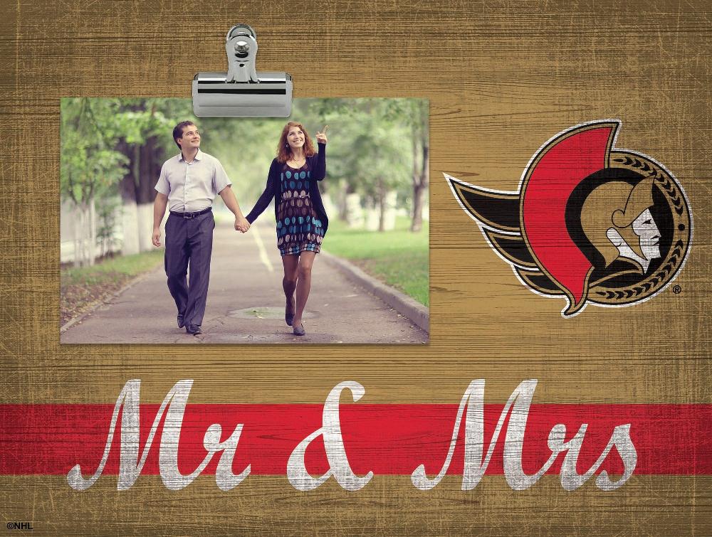 fan creations Ottawa Senators Mr & Mrs Clip Frame
