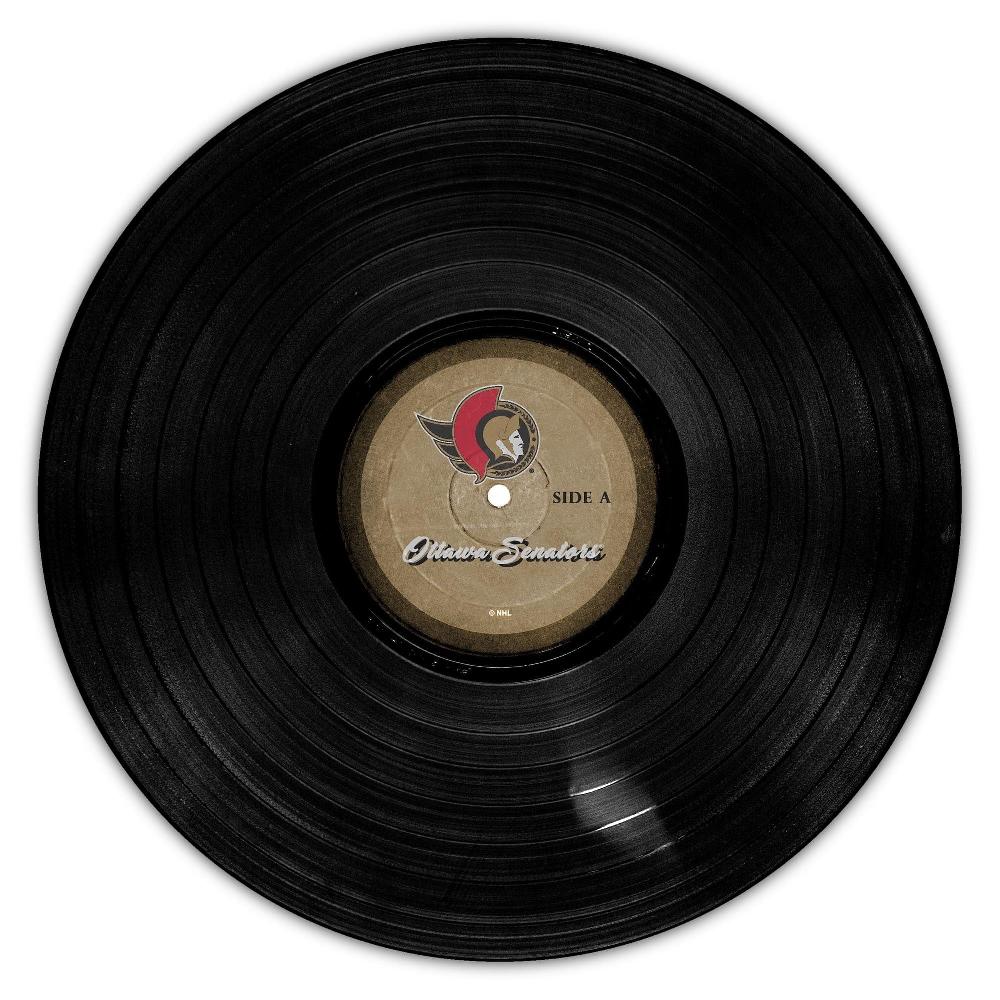 fan creations Ottawa Senators Vinyl 12in Circle