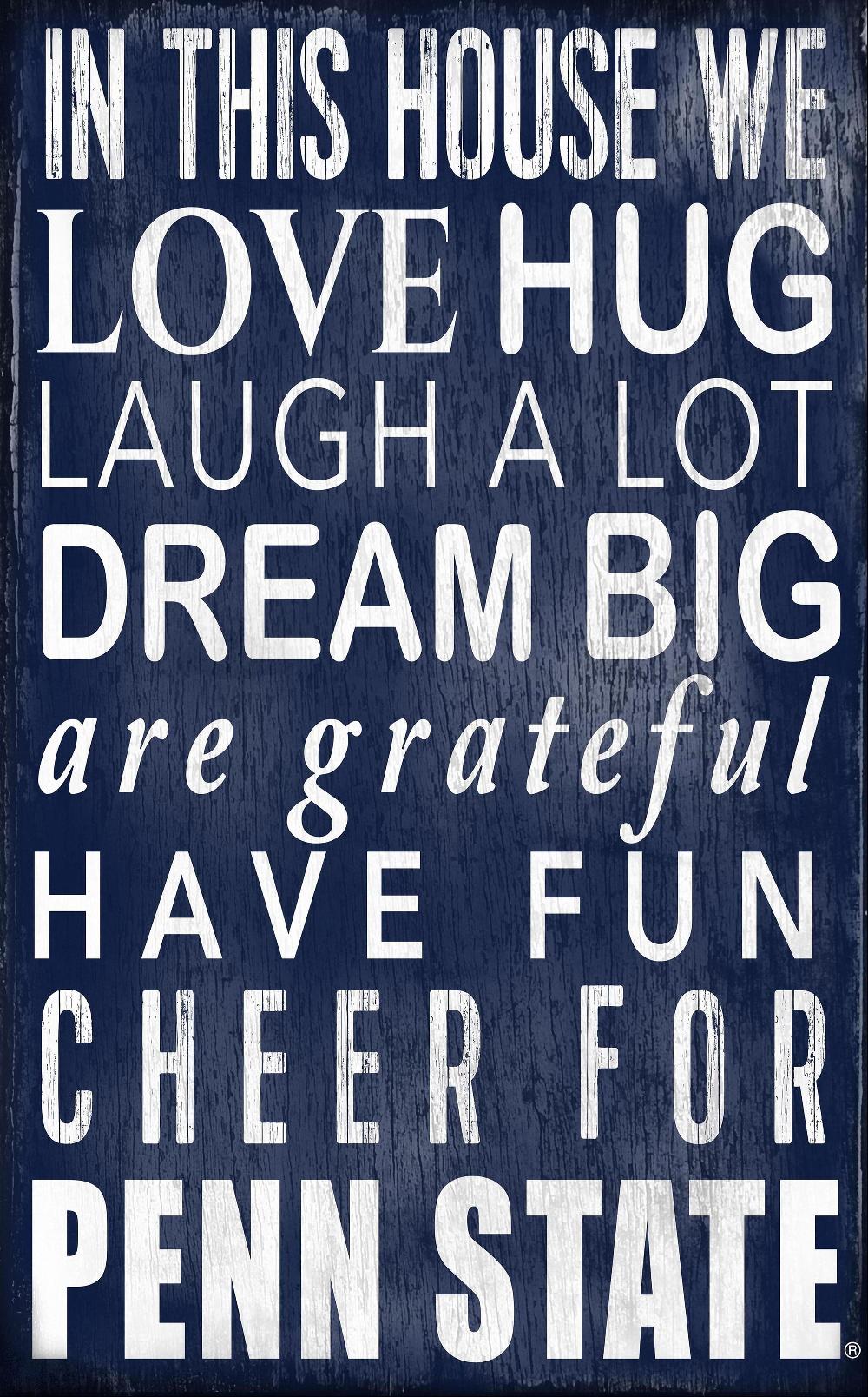 fan creations Penn State In This House 11x19 Sign