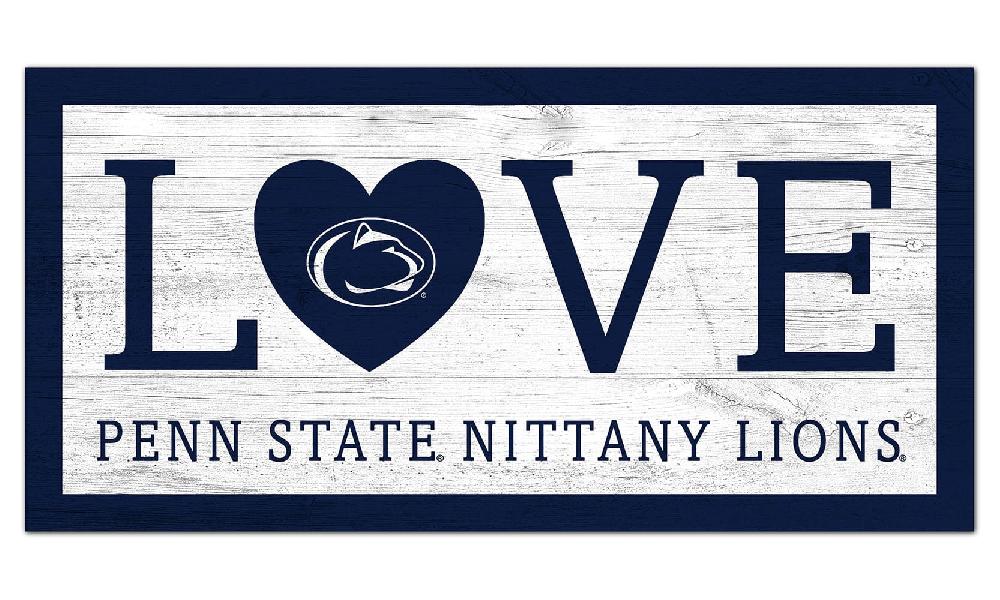 fan creations Penn State Love 6x12 Sign