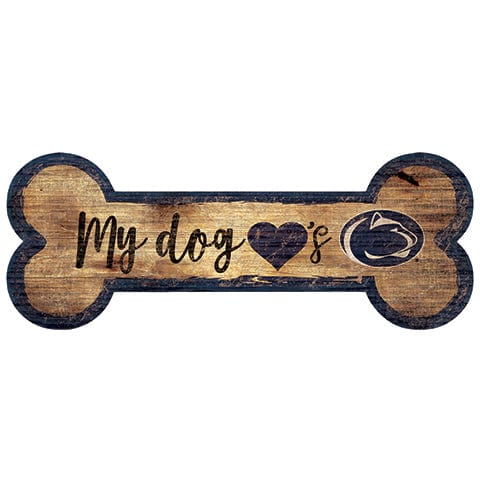 fan creations Penn State University Dog Bone Sign