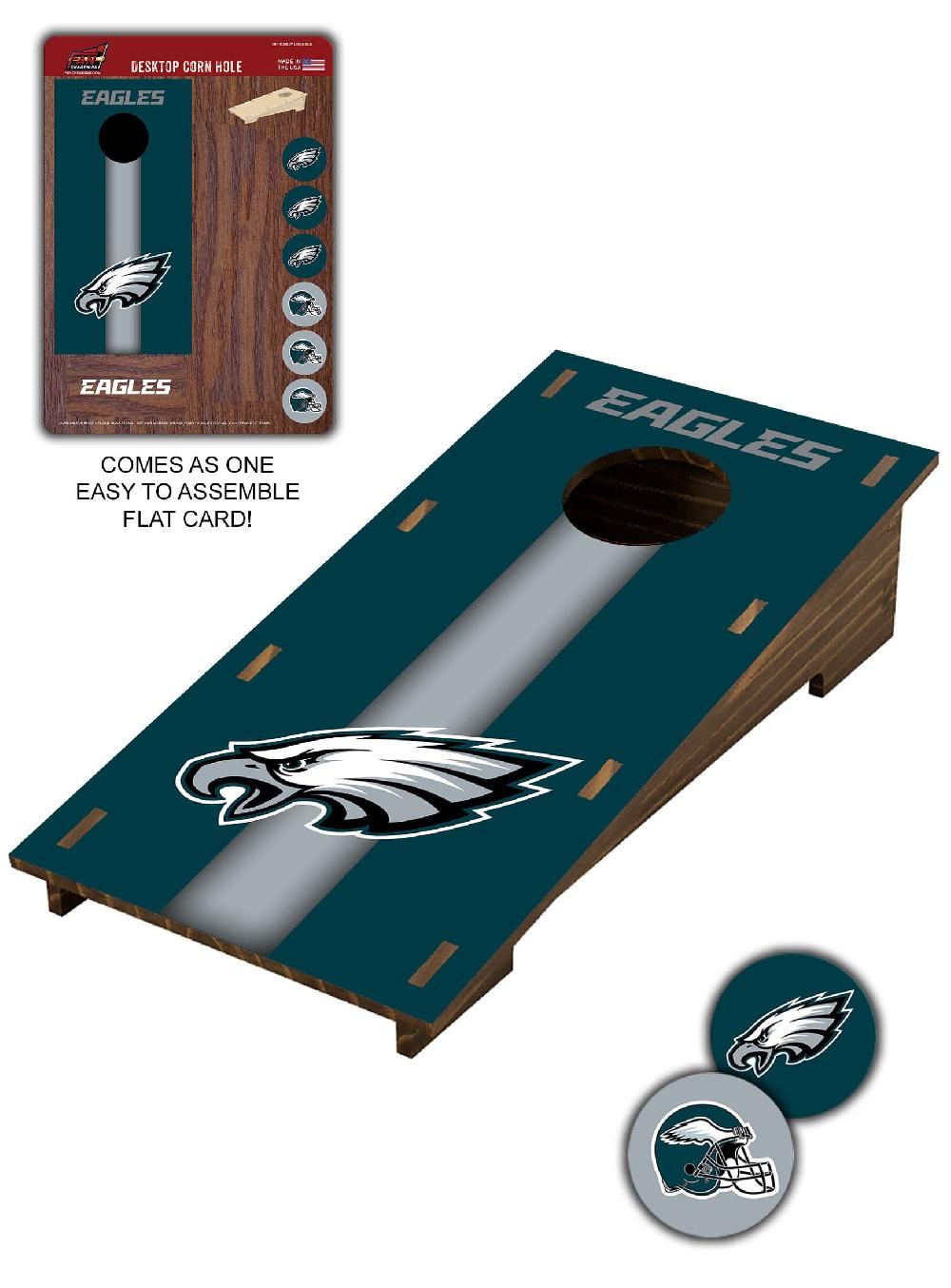 Fan Creations Philadelphia Eagles Desktop Cornhole