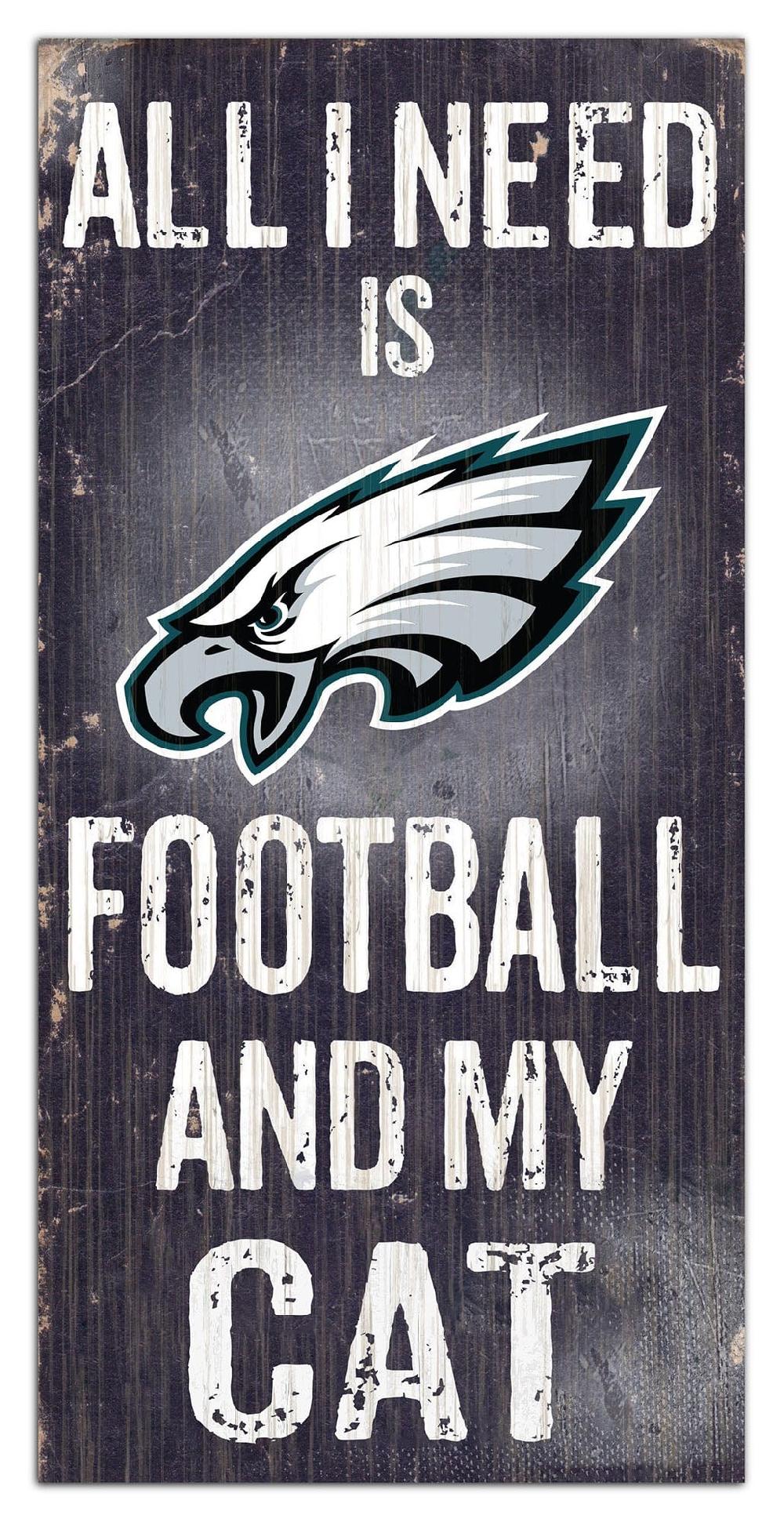 Fan Creations Philadelphia Eagles My Cat 6x12 Sign