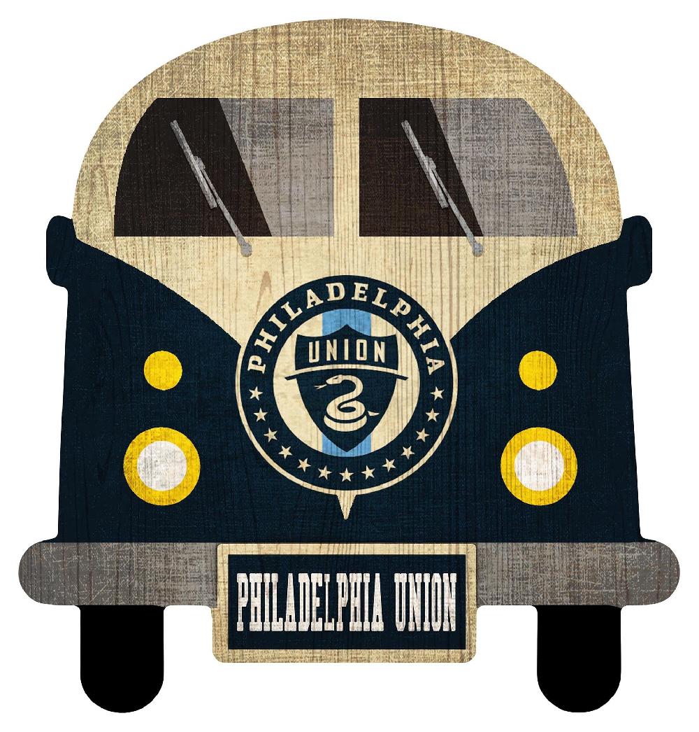 fan creations Philadelphia Union 12" Team Bus Sign