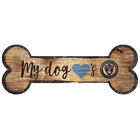 fan creations Philadelphia Union Dog Bone Sign