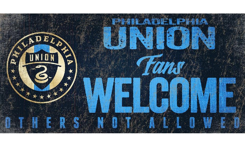 fan creations Philadelphia Union Fans Welcome Sign