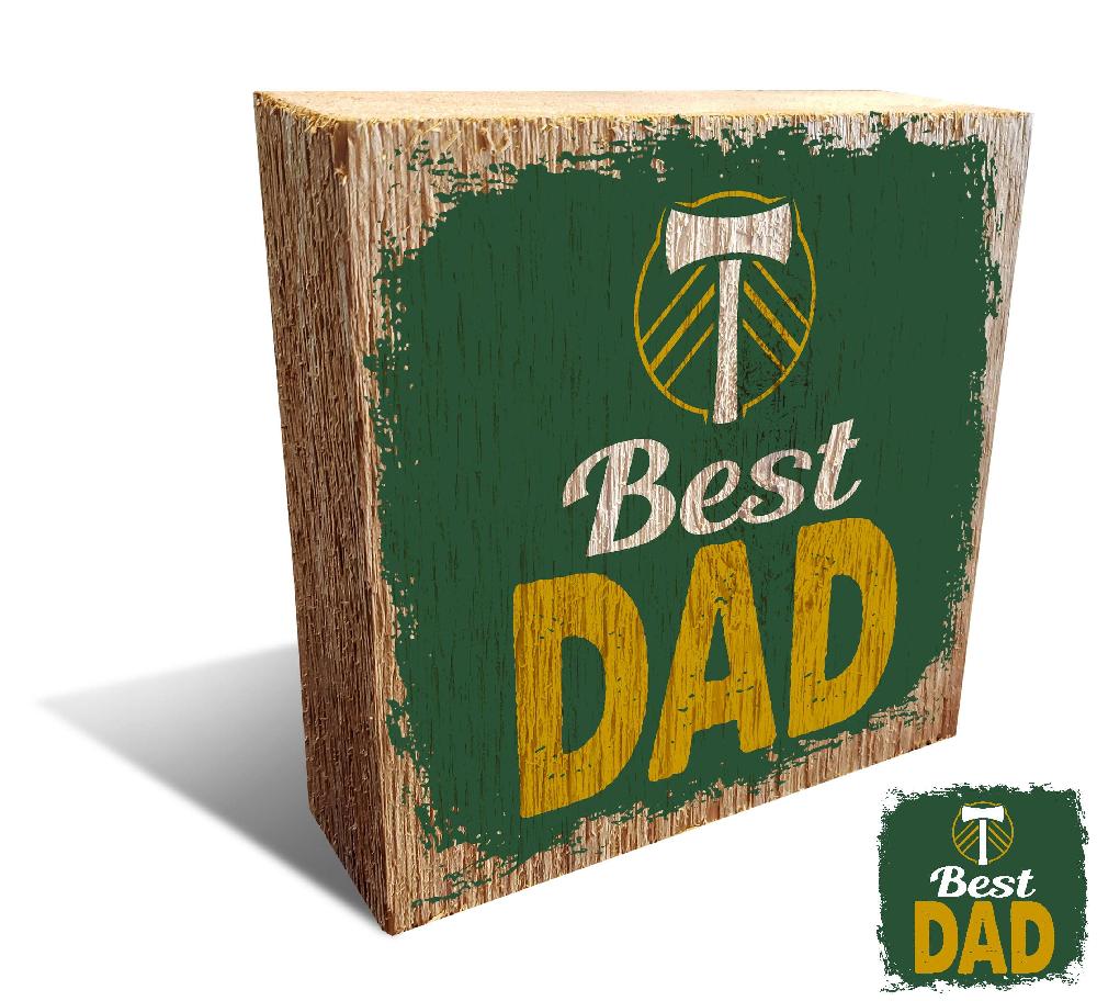fan creations Portland Timbers Best Dad Block