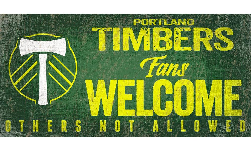 fan creations Portland Timbers Fans Welcome Sign