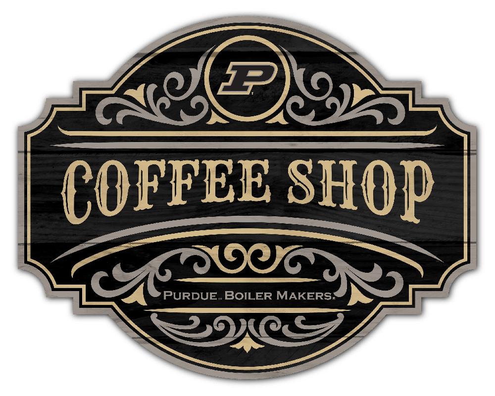fan creations Purdue Coffee Tavern Sign 24in