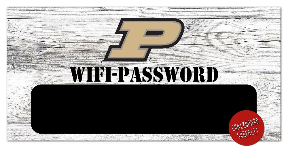 Fan Creations Purdue Wifi Password 6x12 Sign