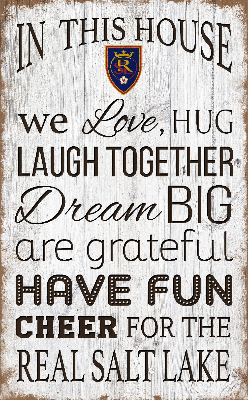 fan creations Real Salt Lake In This House 11x19