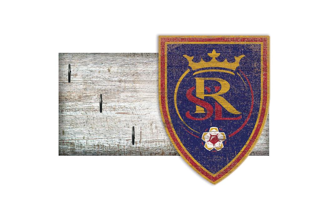 fan creations Real Salt Lake Key Holder 6x12