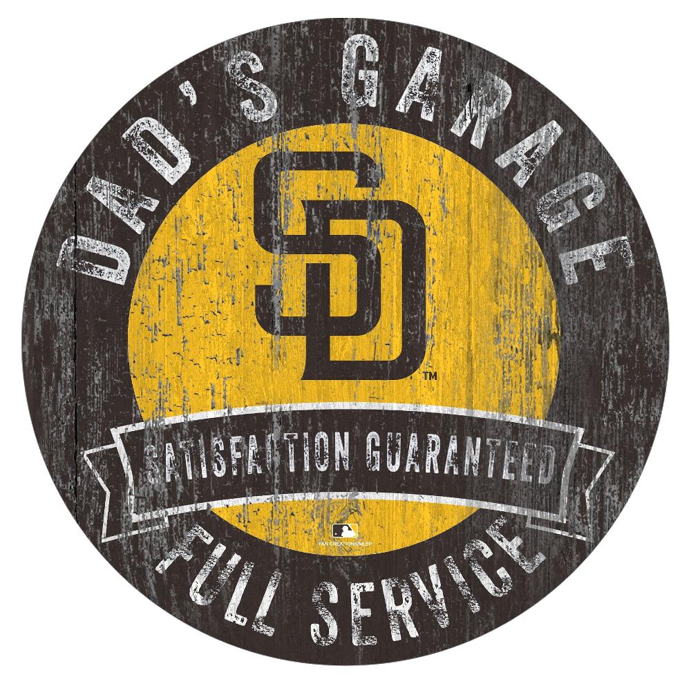 fan creations San Diego Padres Dad's Garage Sign